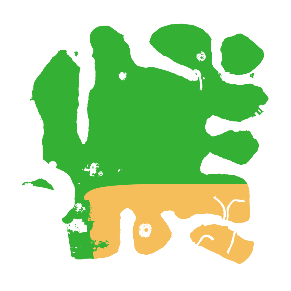 Biome Rust Map: Procedural Map, Size: 3200, Seed: 455512