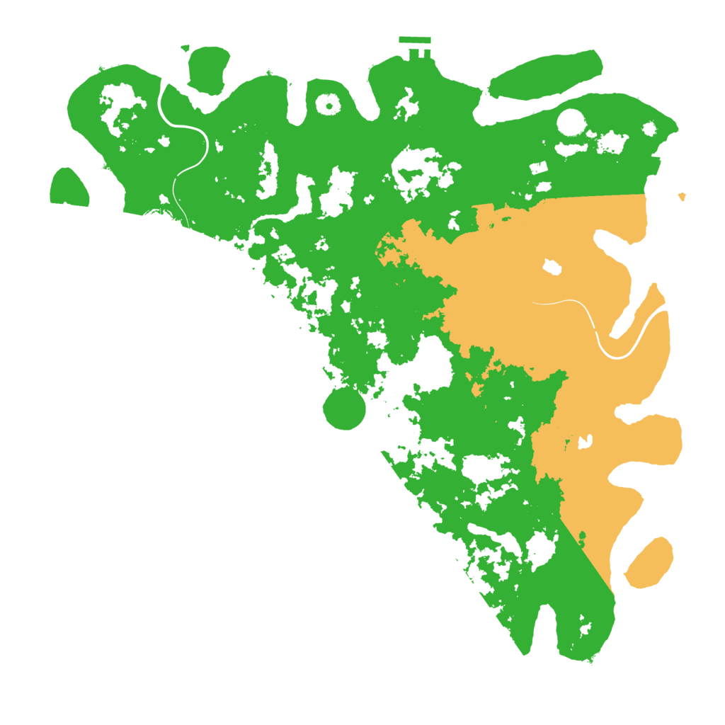 Biome Rust Map: Procedural Map, Size: 4599, Seed: 2122