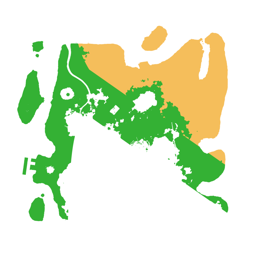 Biome Rust Map: Procedural Map, Size: 3000, Seed: 2432466