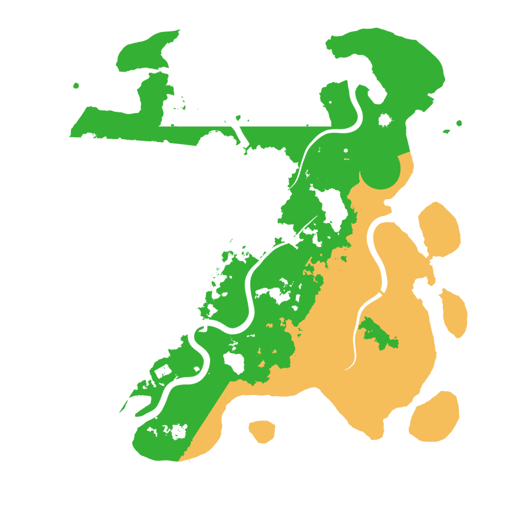 Biome Rust Map: Procedural Map, Size: 3550, Seed: 643189