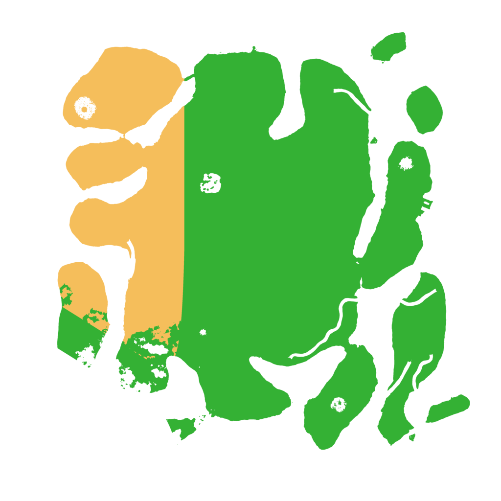 Biome Rust Map: Procedural Map, Size: 3550, Seed: 561566