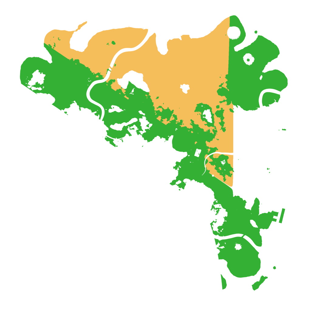 Biome Rust Map: Procedural Map, Size: 4250, Seed: 5496868