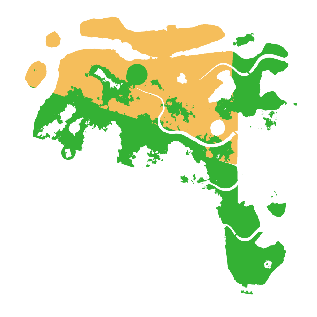 Biome Rust Map: Procedural Map, Size: 4000, Seed: 804658