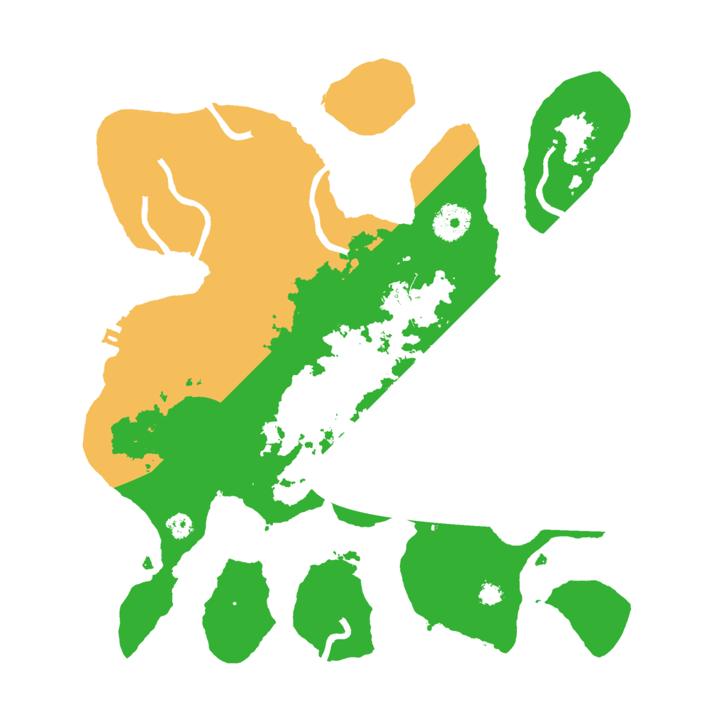 Biome Rust Map: Procedural Map, Size: 3000, Seed: 93239