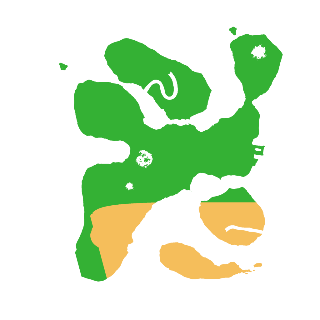 Biome Rust Map: Procedural Map, Size: 2000, Seed: 1666