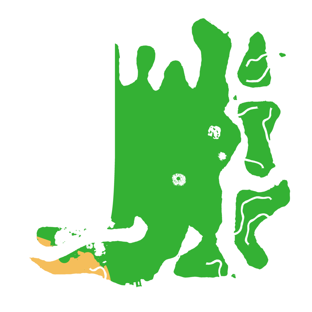 Biome Rust Map: Procedural Map, Size: 3500, Seed: 1762660442