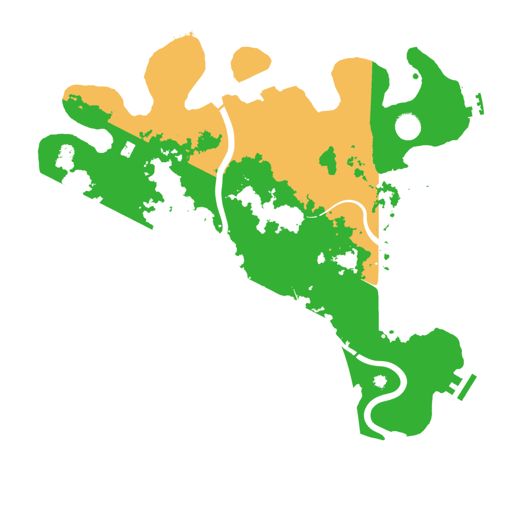 Biome Rust Map: Procedural Map, Size: 3550, Seed: 919227