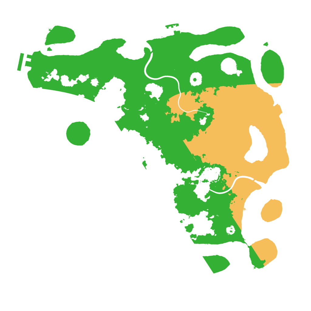 Biome Rust Map: Procedural Map, Size: 3550, Seed: 963047