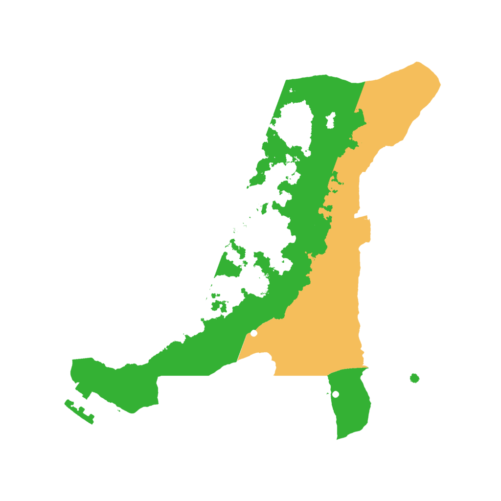 Biome Rust Map: Procedural Map, Size: 2200, Seed: 12