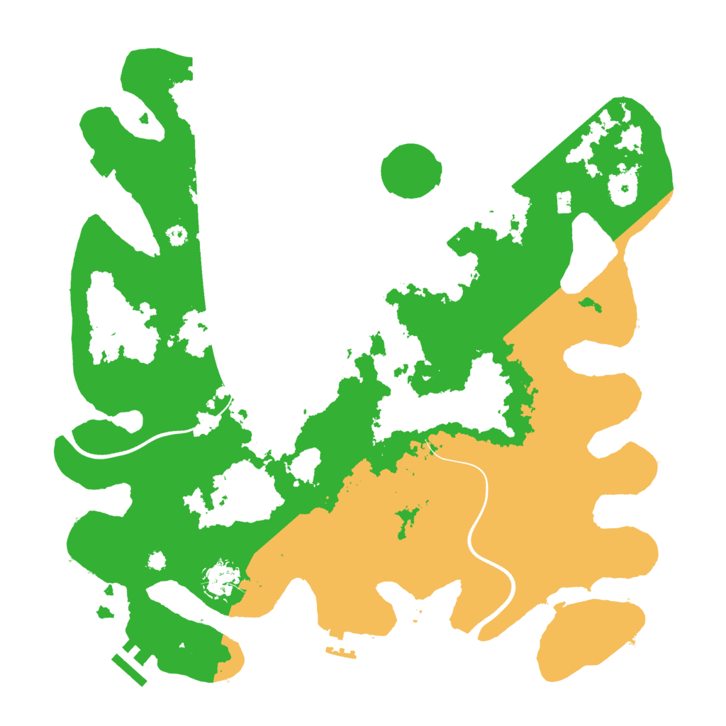 Biome Rust Map: Procedural Map, Size: 3550, Seed: 409017