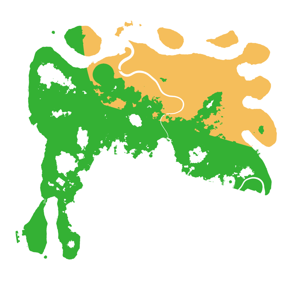 Biome Rust Map: Procedural Map, Size: 3750, Seed: 542221596