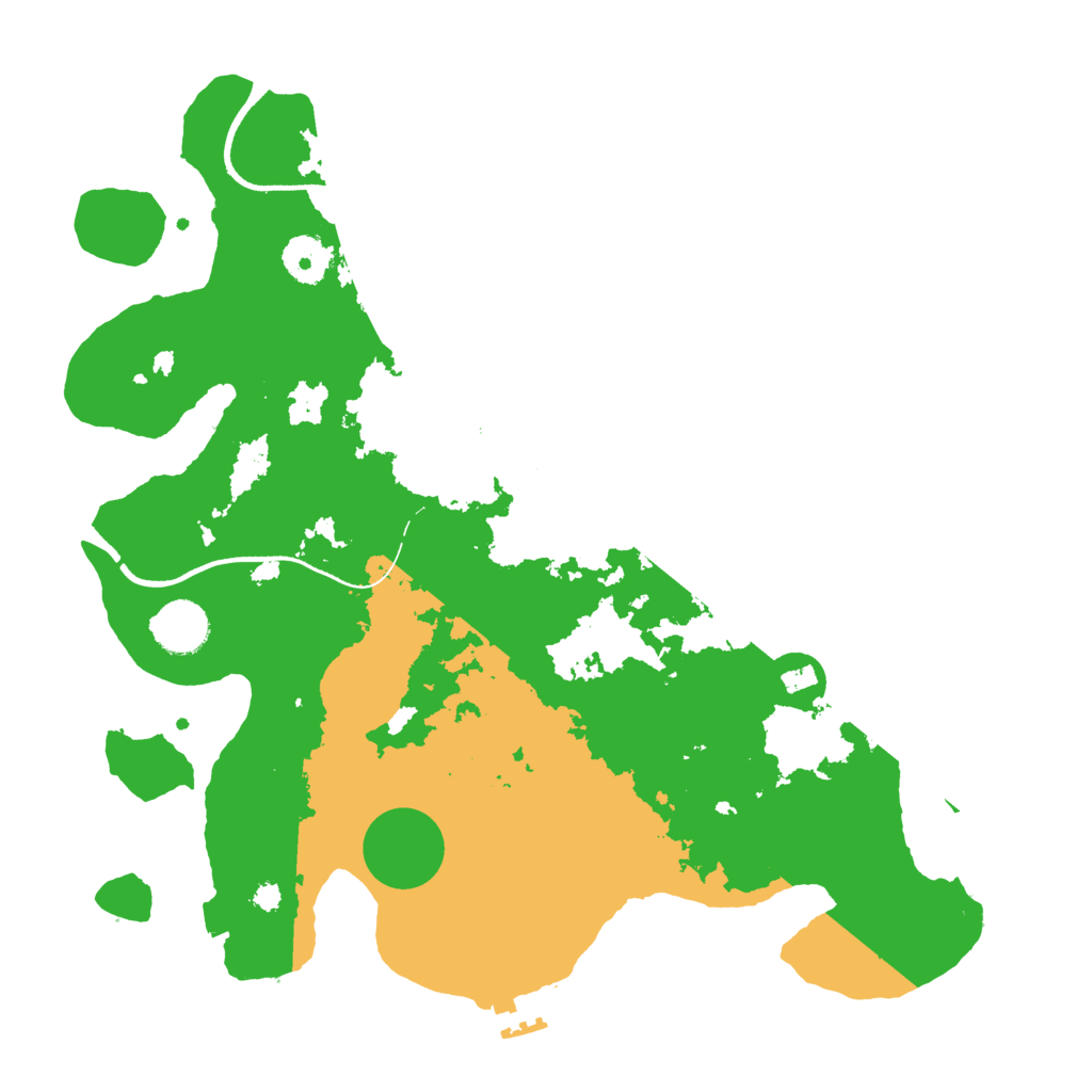 Biome Rust Map: Procedural Map, Size: 3550, Seed: 667426