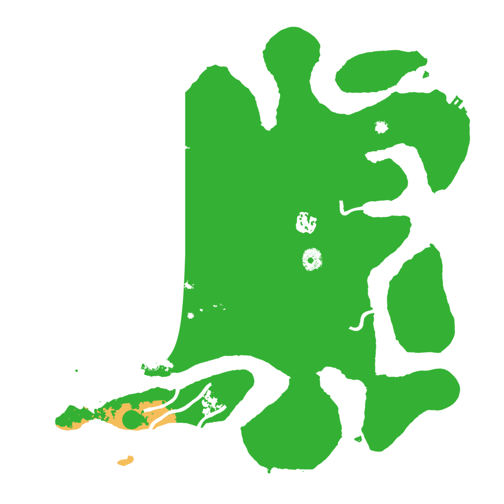 Biome Rust Map: Procedural Map, Size: 3550, Seed: 489535