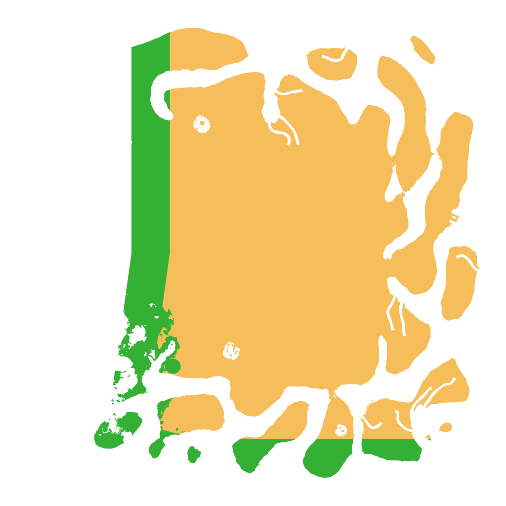 Biome Rust Map: Procedural Map, Size: 4500, Seed: 688709