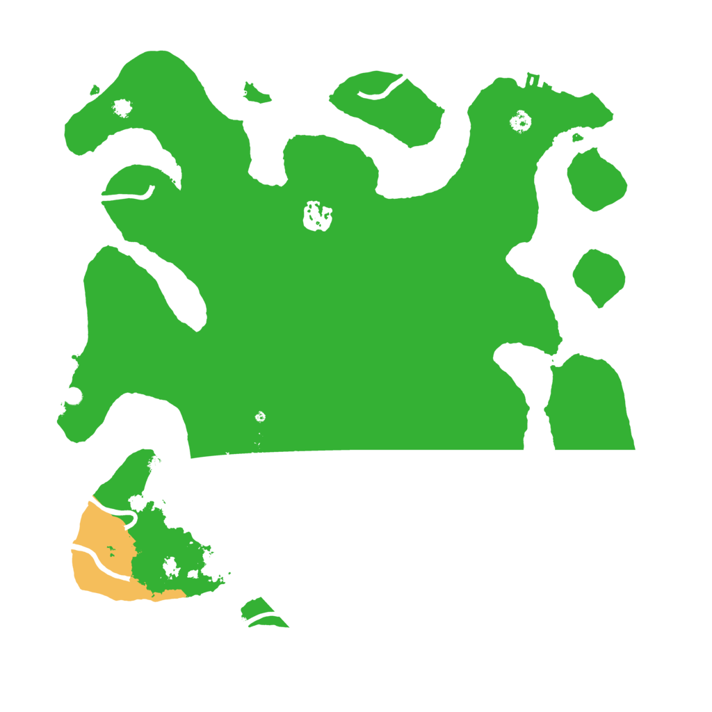 Biome Rust Map: Procedural Map, Size: 3500, Seed: 1841017690