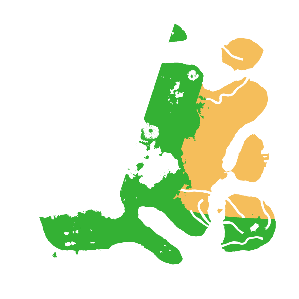 Biome Rust Map: Procedural Map, Size: 3000, Seed: 687304432