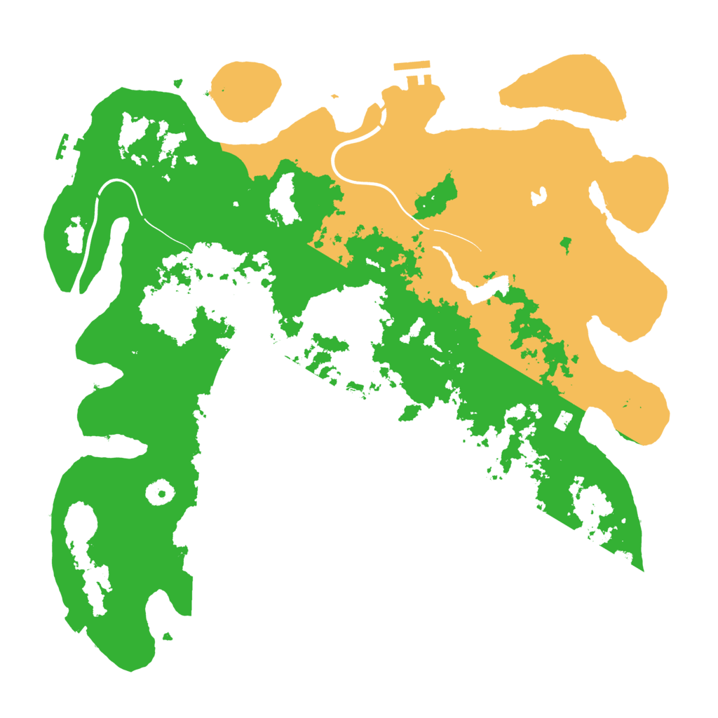 Biome Rust Map: Procedural Map, Size: 4000, Seed: 566492