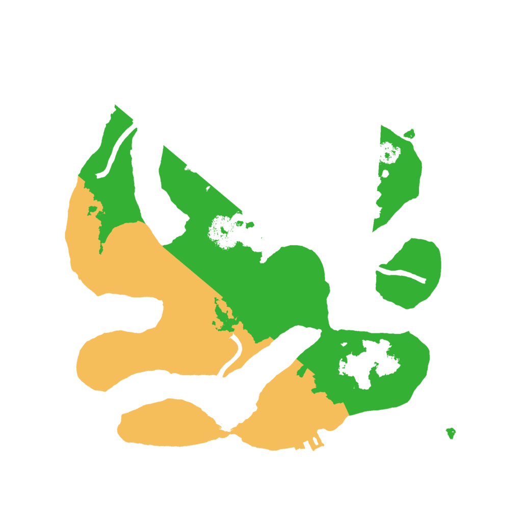 Biome Rust Map: Procedural Map, Size: 2500, Seed: 707844720