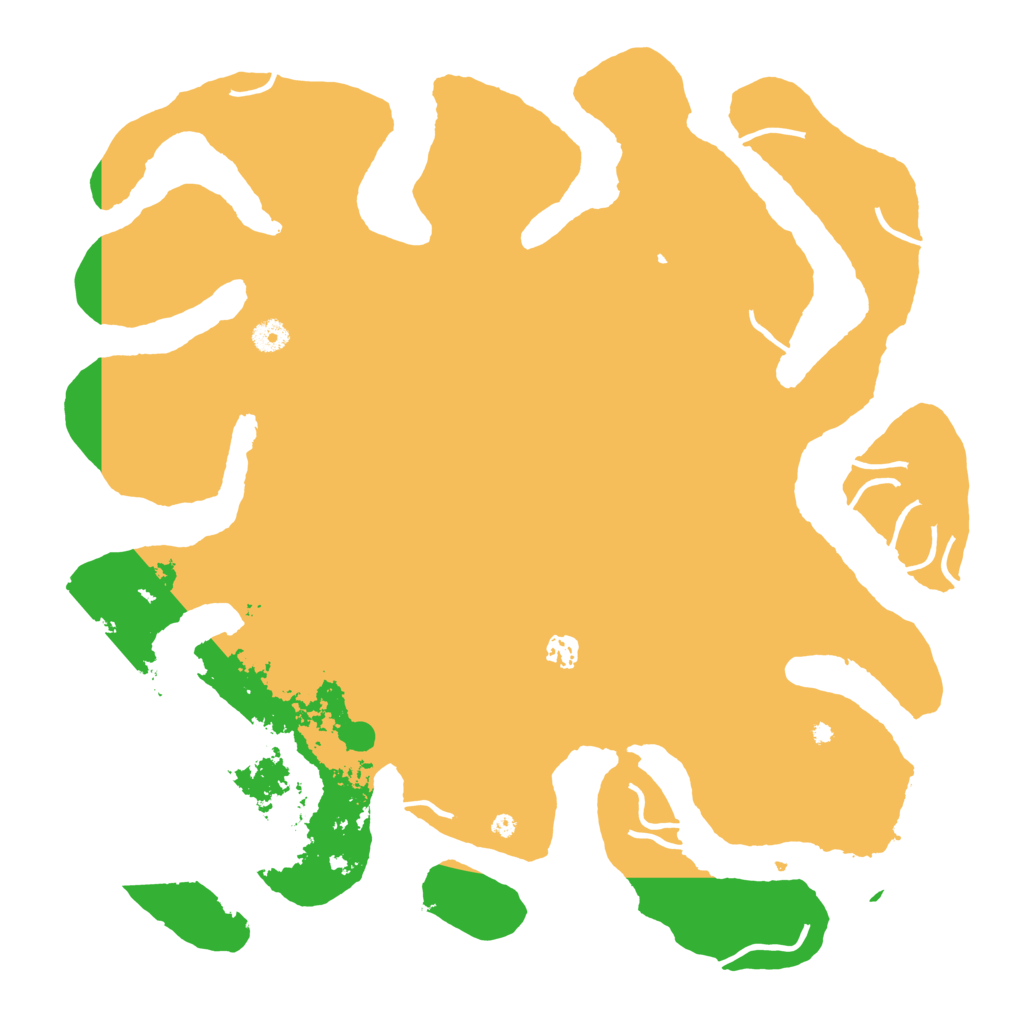 Biome Rust Map: Procedural Map, Size: 4500, Seed: 343054134