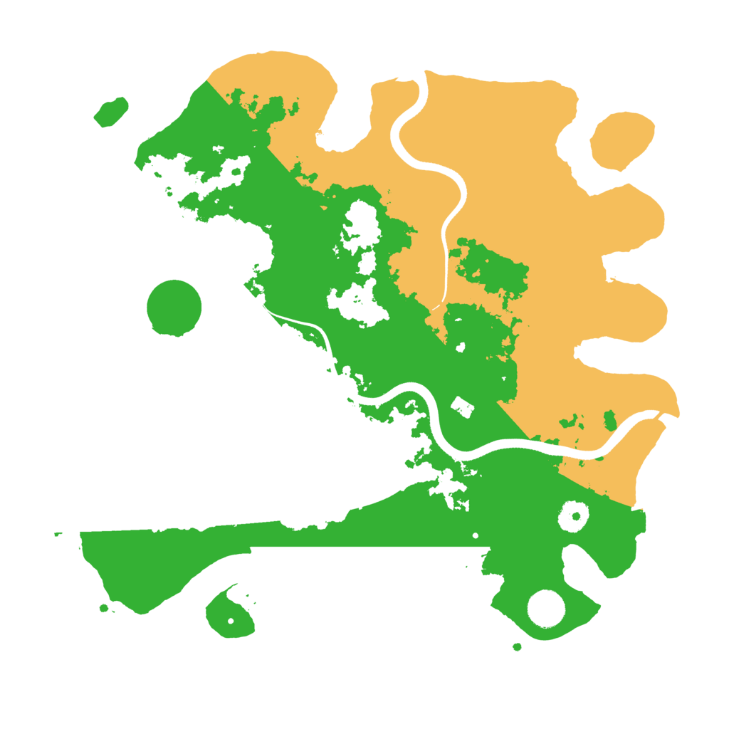 Biome Rust Map: Procedural Map, Size: 3550, Seed: 537655