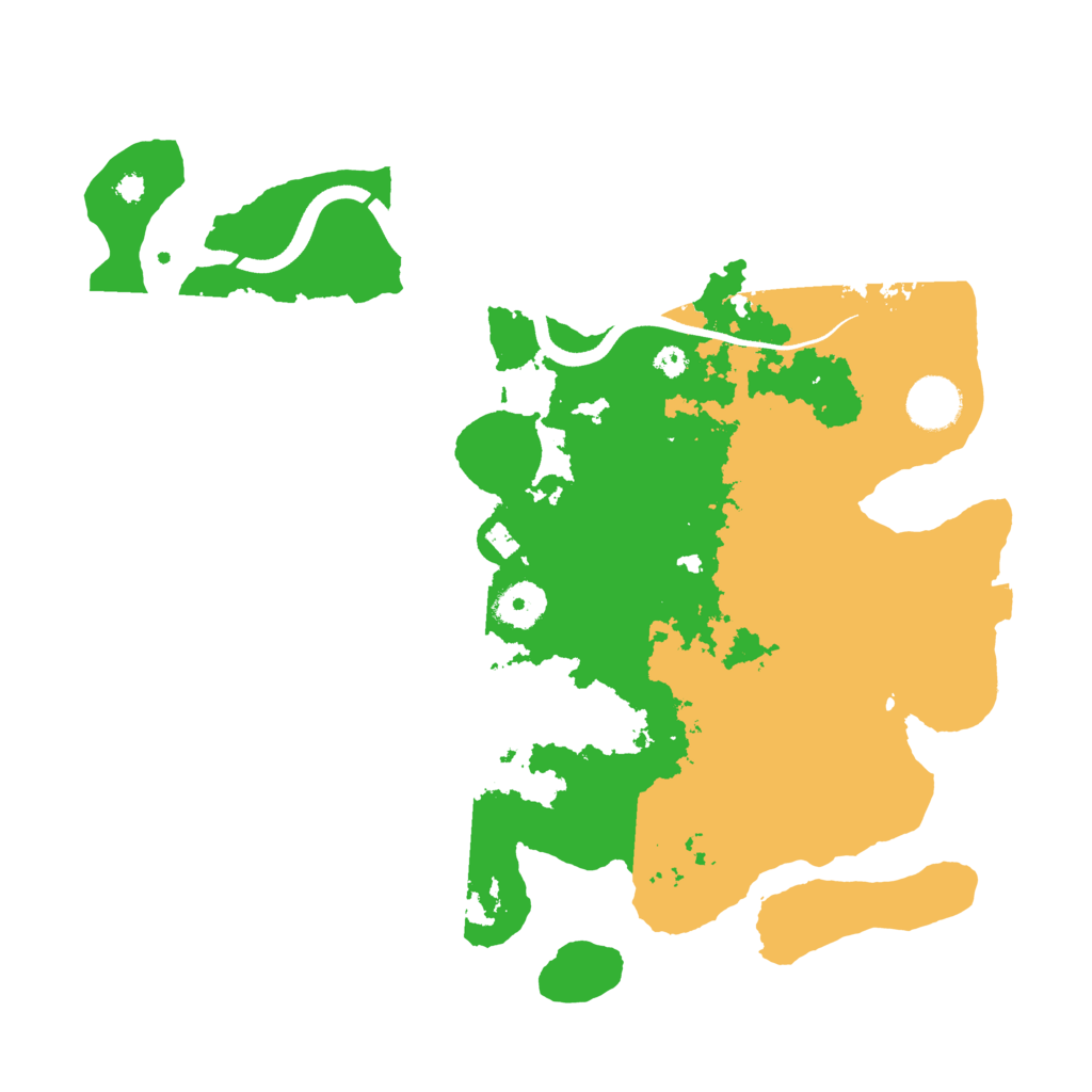 Biome Rust Map: Procedural Map, Size: 3550, Seed: 969549