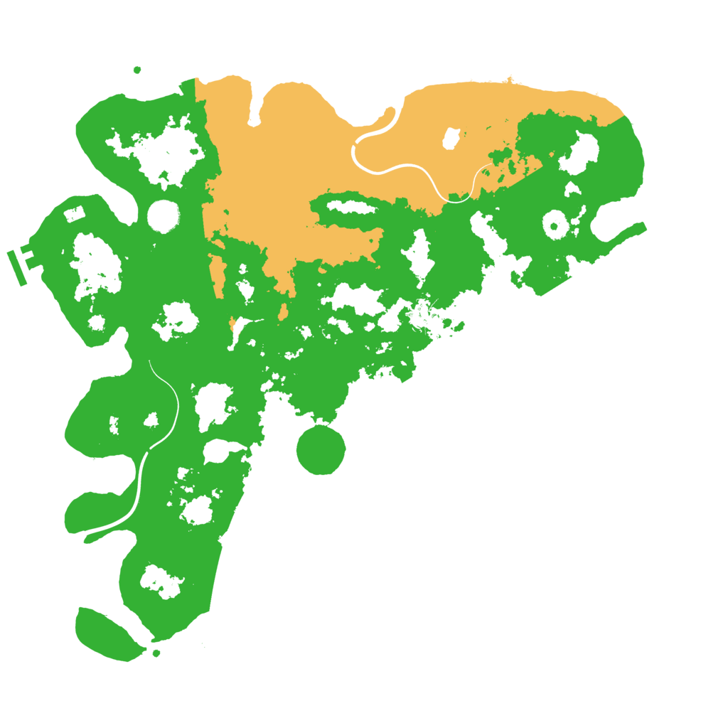 Biome Rust Map: Procedural Map, Size: 4000, Seed: 31414222