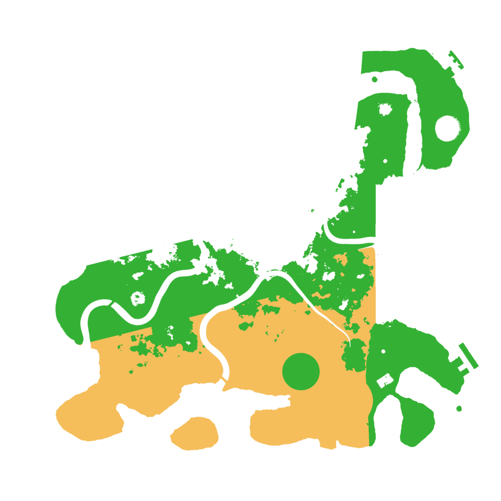 Biome Rust Map: Procedural Map, Size: 3550, Seed: 777269