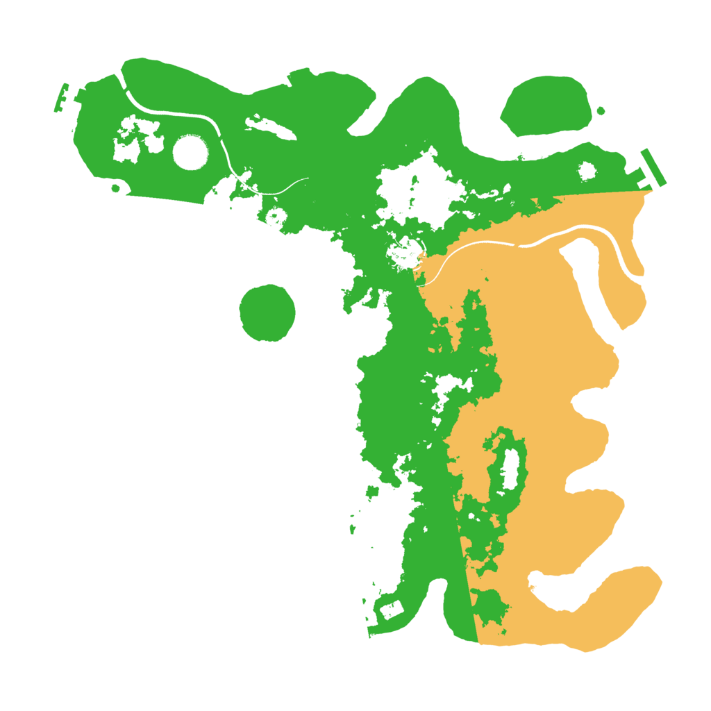 Biome Rust Map: Procedural Map, Size: 3550, Seed: 897979