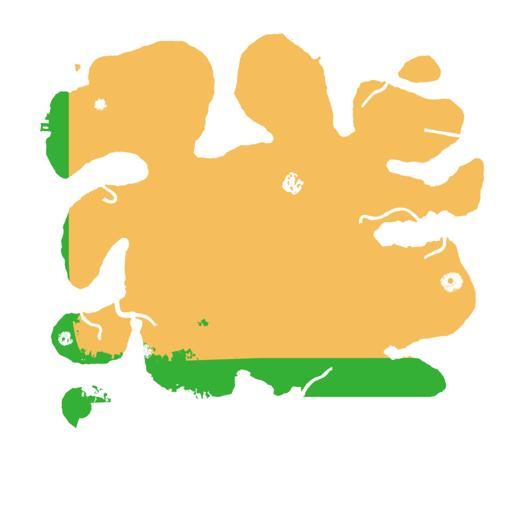 Biome Rust Map: Procedural Map, Size: 3800, Seed: 320809