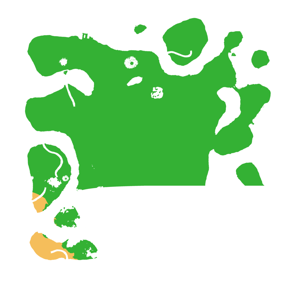 Biome Rust Map: Procedural Map, Size: 3550, Seed: 852590