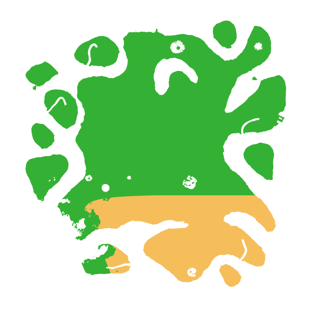 Biome Rust Map: Procedural Map, Size: 3500, Seed: 9857221