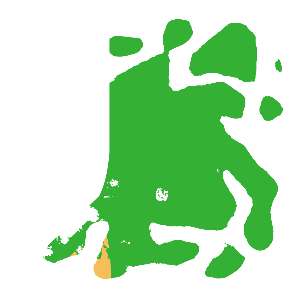 Biome Rust Map: Barren, Size: 3500, Seed: 2861