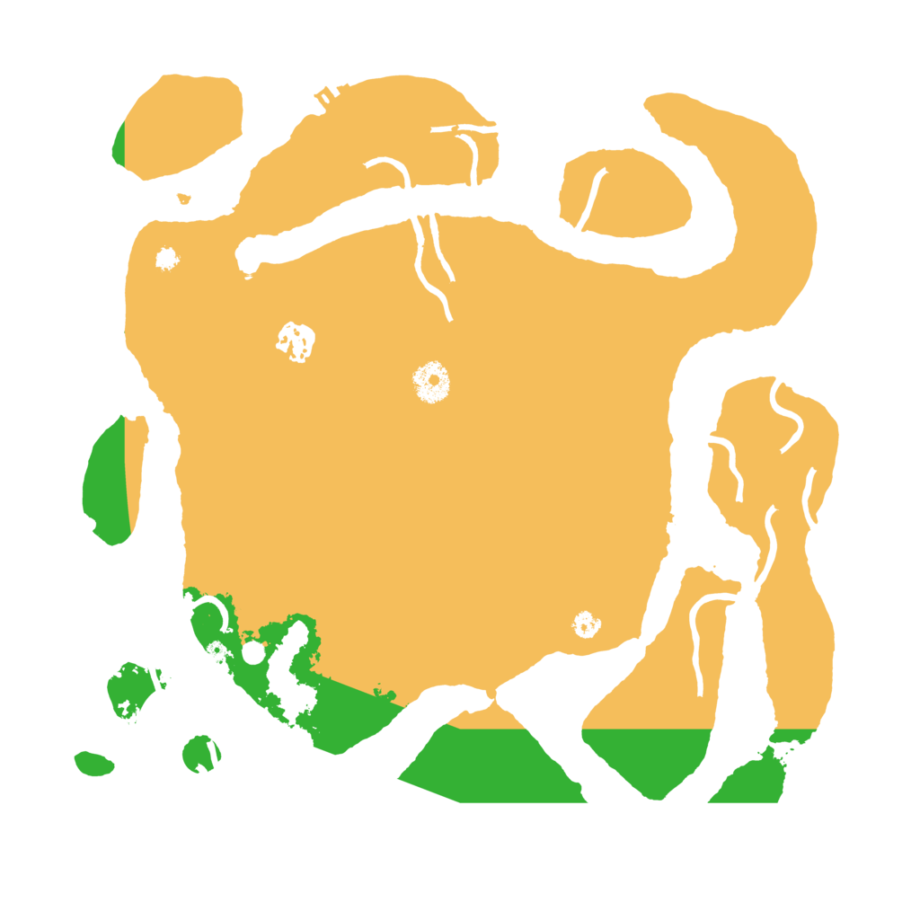 Biome Rust Map: Procedural Map, Size: 3550, Seed: 713194