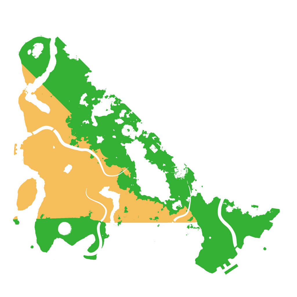 Biome Rust Map: Procedural Map, Size: 4000, Seed: 709295
