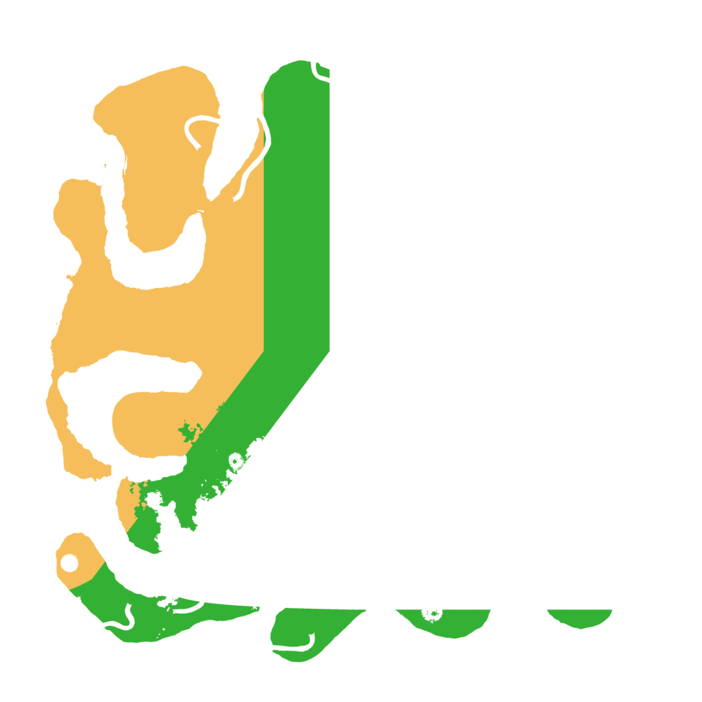 Biome Rust Map: Procedural Map, Size: 3500, Seed: 925826725