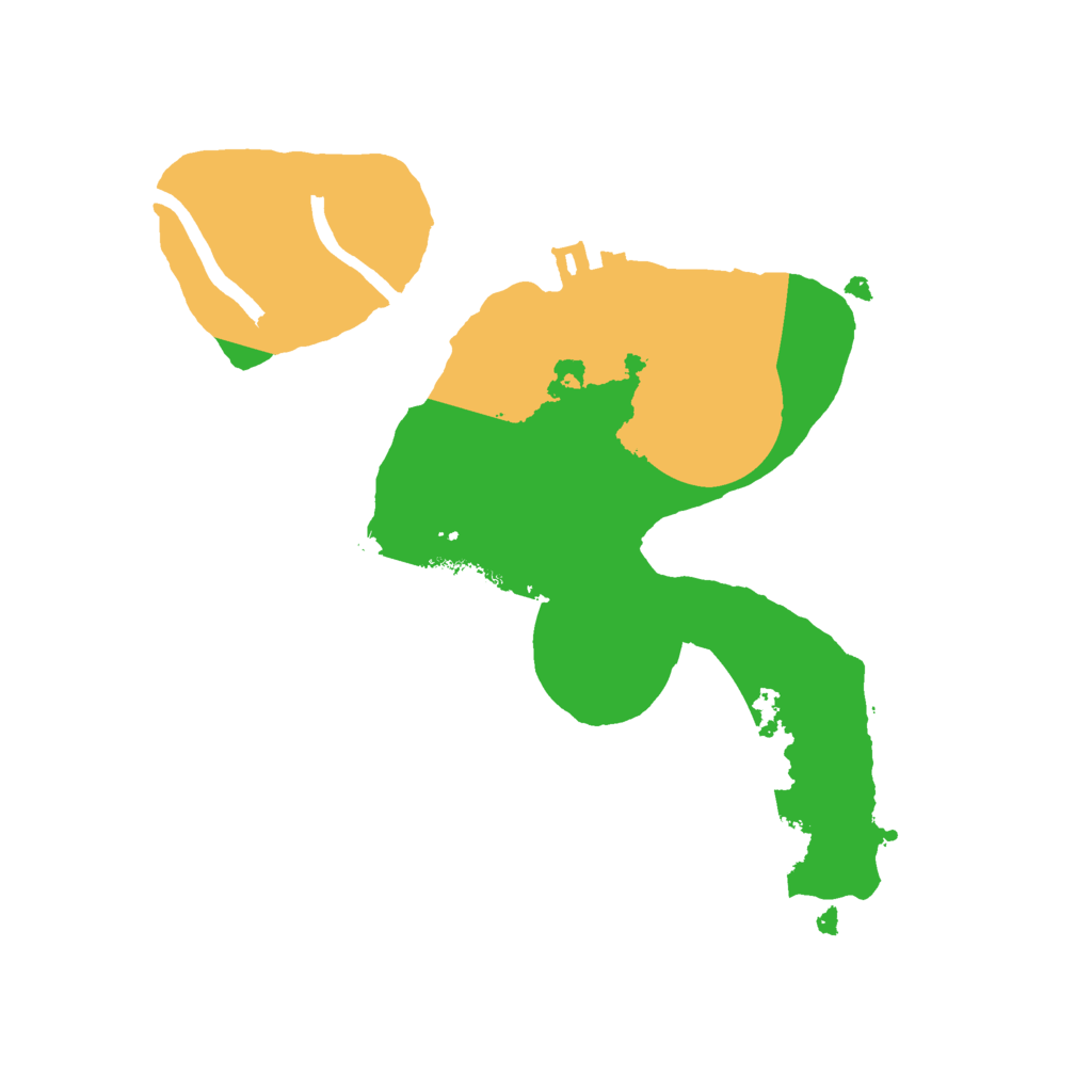 Biome Rust Map: Procedural Map, Size: 2058, Seed: 2147483647