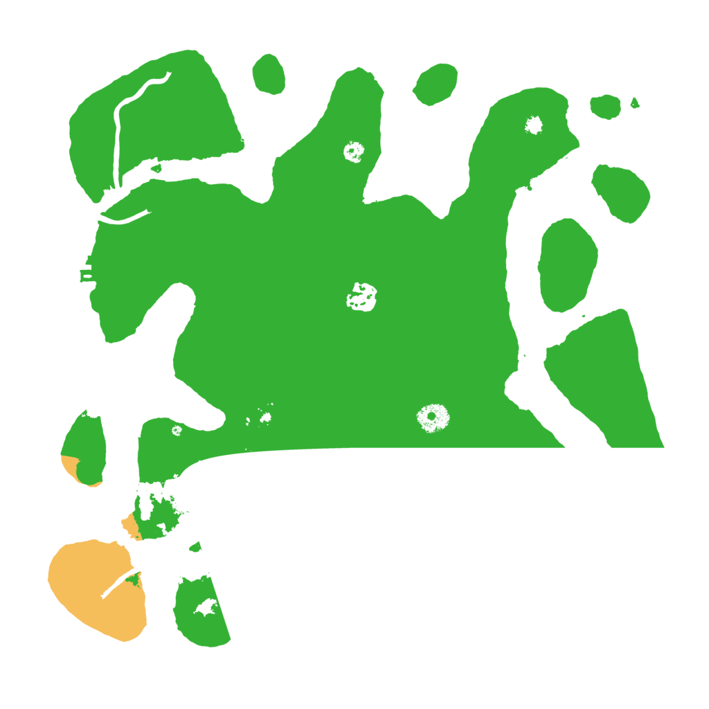 Biome Rust Map: Procedural Map, Size: 3550, Seed: 110154