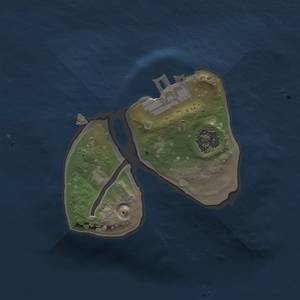 Thumbnail Rust Map: Procedural Map, Size: 1300, Seed: 5, 5 Monuments