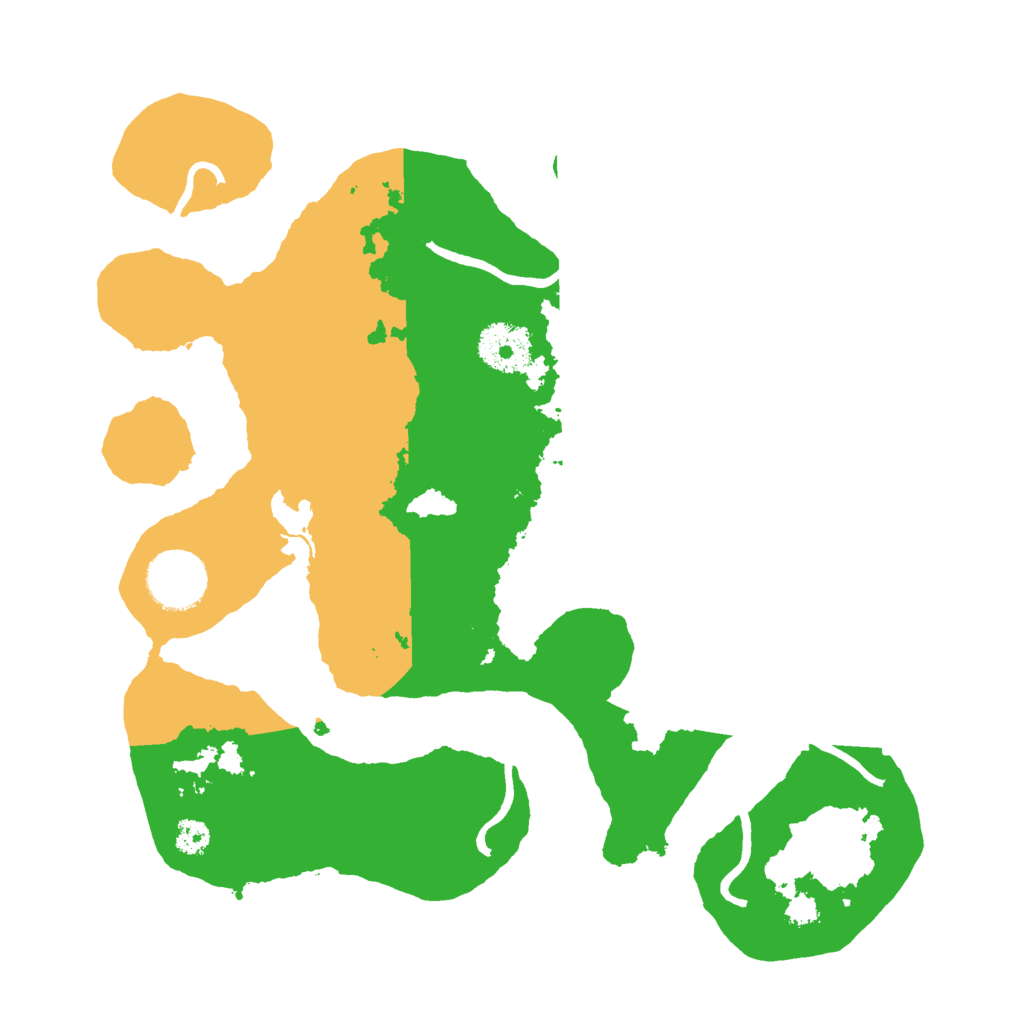 Biome Rust Map: Procedural Map, Size: 3000, Seed: 12527122