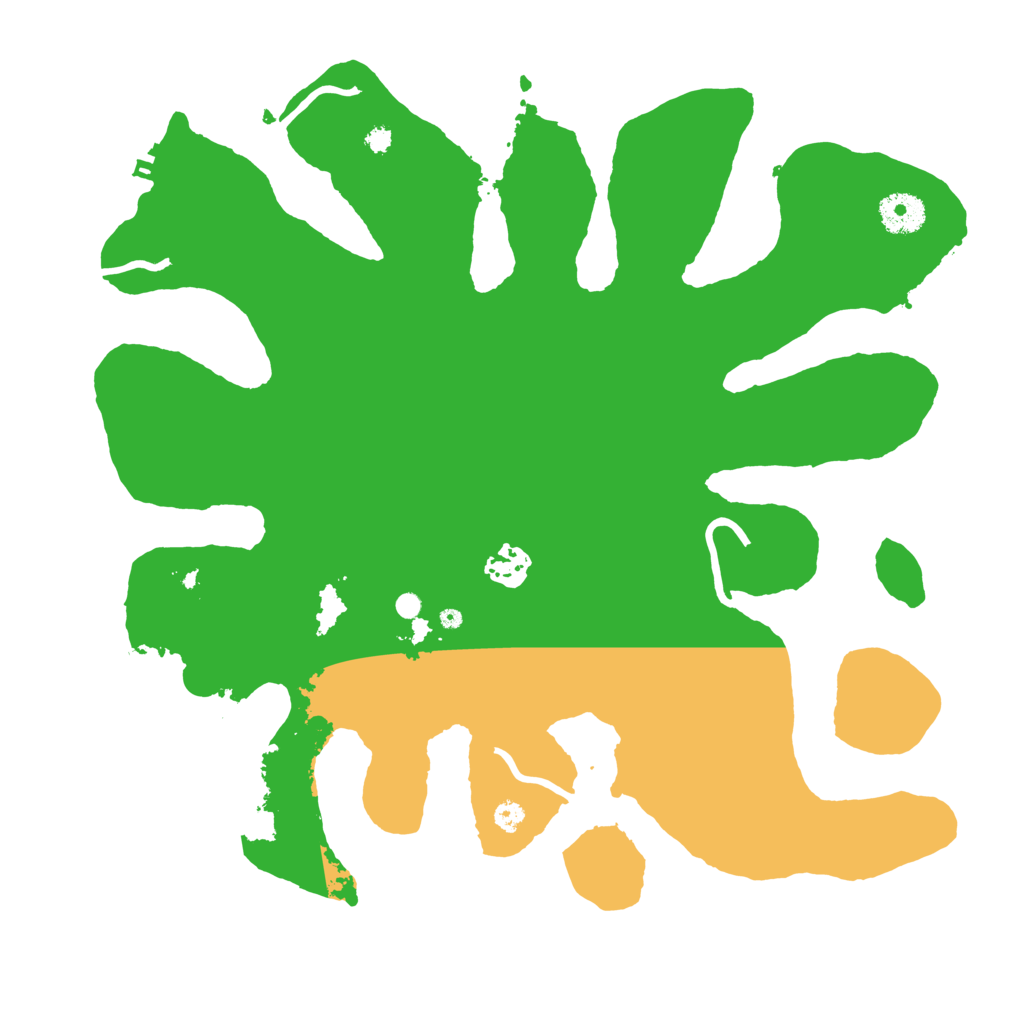 Biome Rust Map: Procedural Map, Size: 3550, Seed: 363895