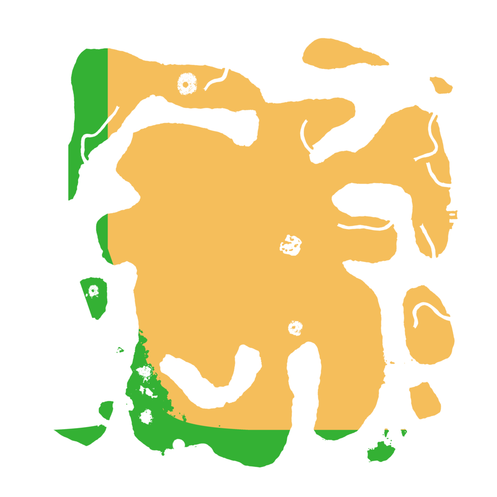 Biome Rust Map: Procedural Map, Size: 3550, Seed: 608349