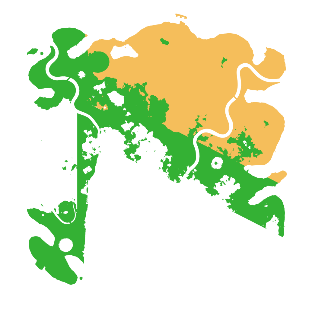 Biome Rust Map: Procedural Map, Size: 3950, Seed: 804887418