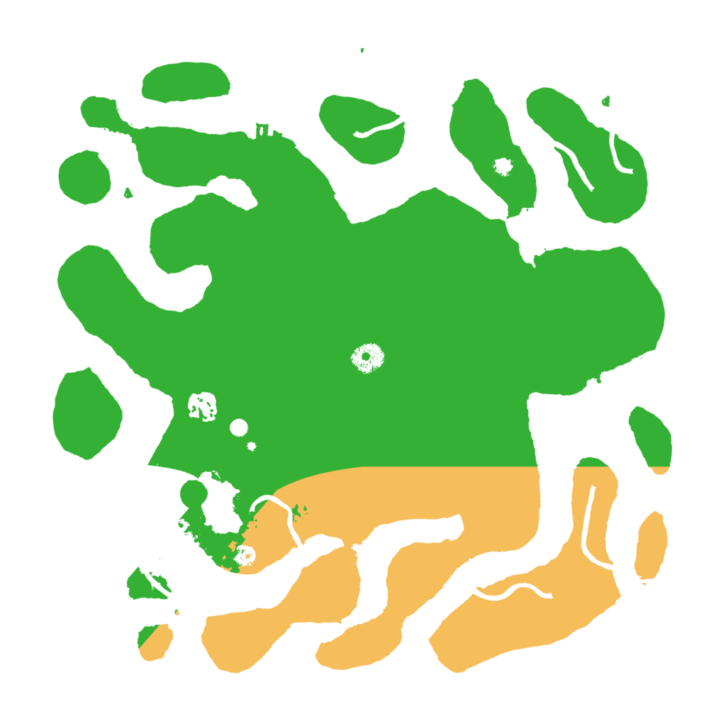 Biome Rust Map: Procedural Map, Size: 3600, Seed: 1035990334