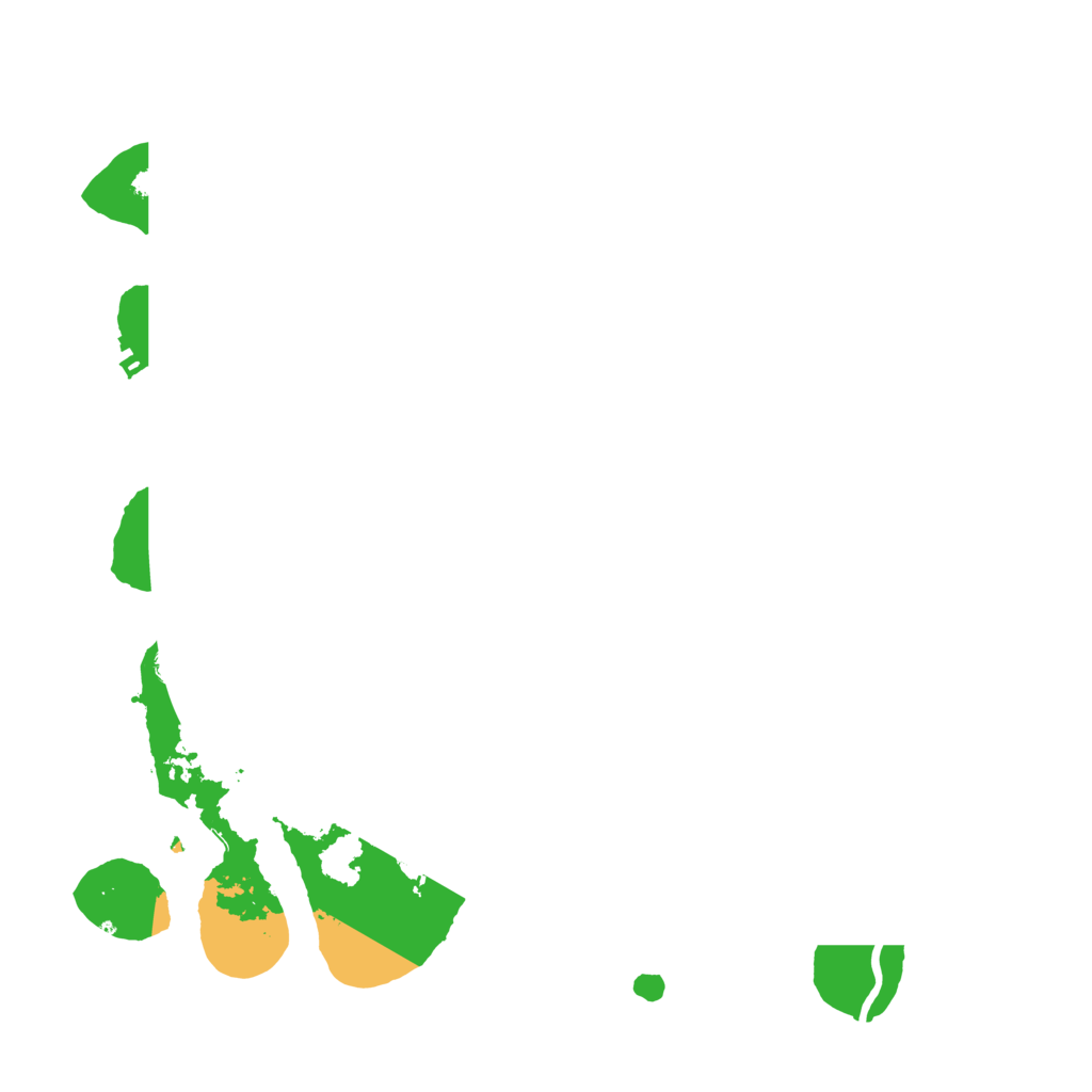 Biome Rust Map: Procedural Map, Size: 3550, Seed: 685090