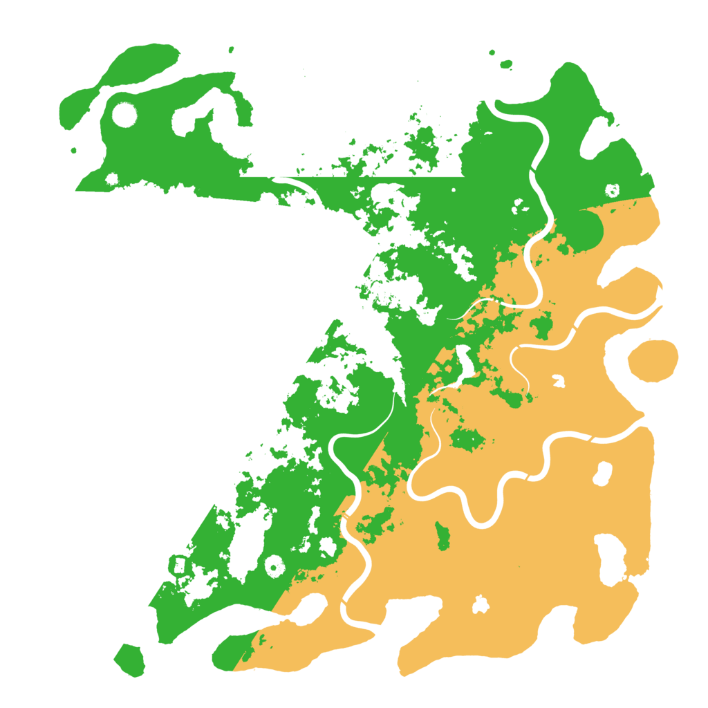 Biome Rust Map: Procedural Map, Size: 5000, Seed: 95209736