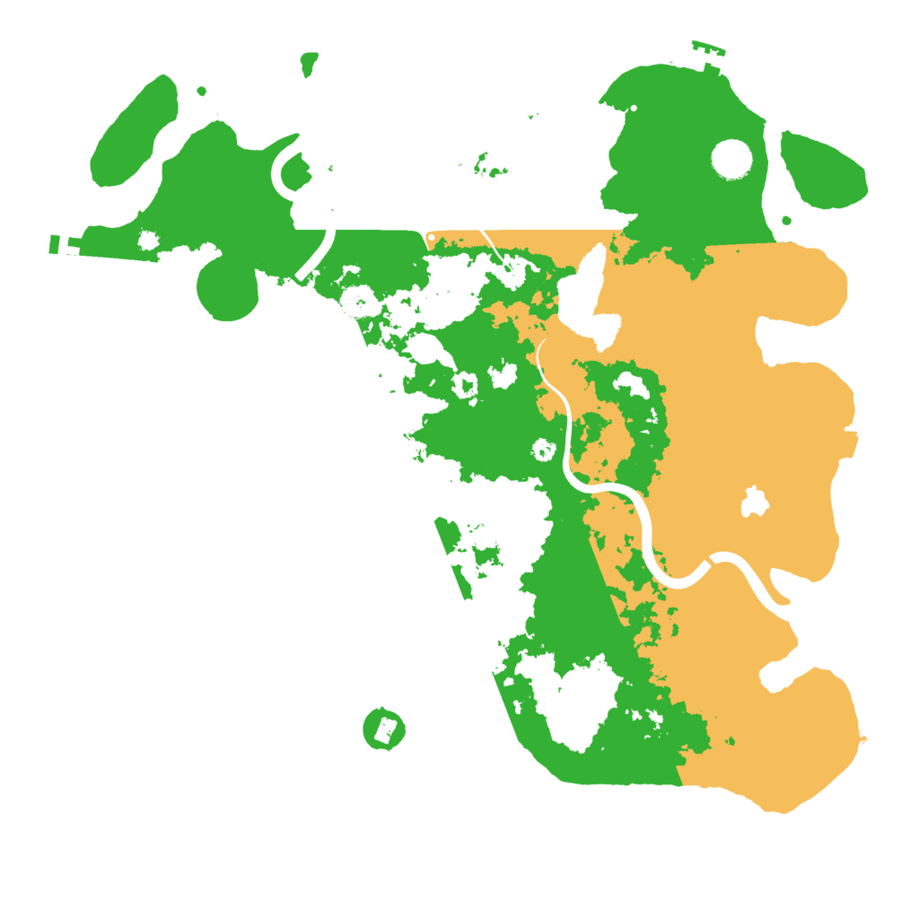 Biome Rust Map: Procedural Map, Size: 4000, Seed: 309986