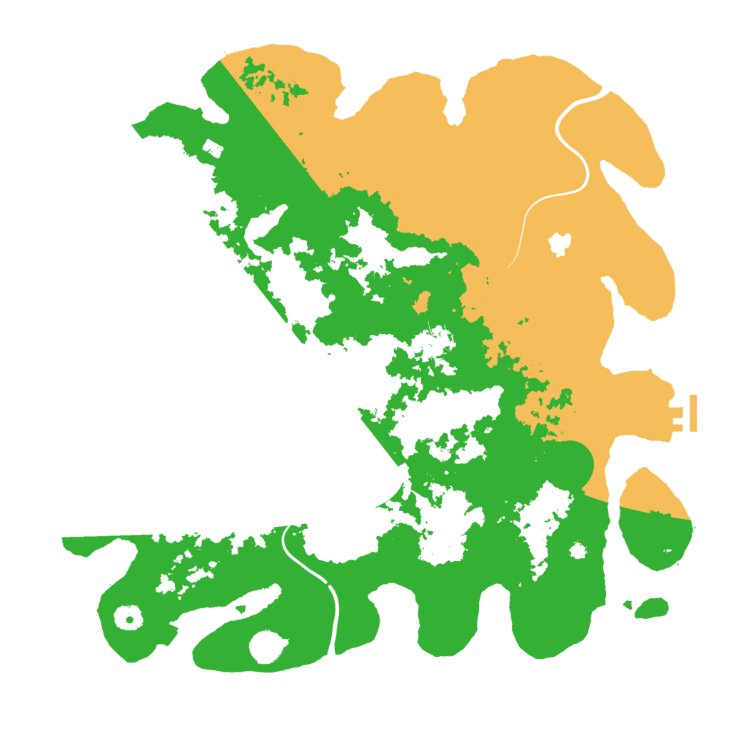 Biome Rust Map: Procedural Map, Size: 4000, Seed: 994665