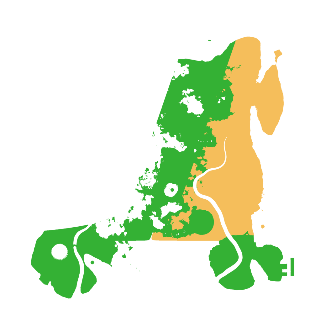 Biome Rust Map: Procedural Map, Size: 3550, Seed: 862141