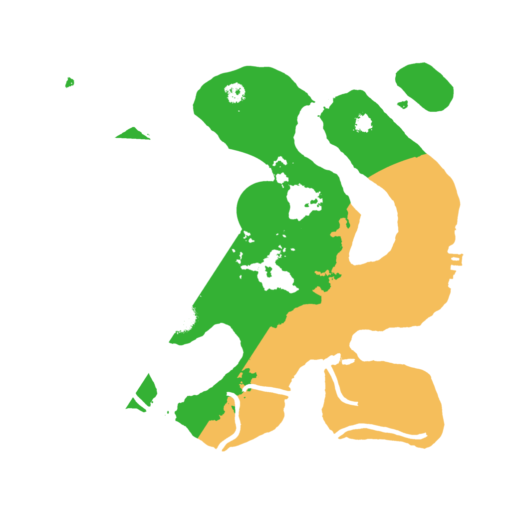 Biome Rust Map: Procedural Map, Size: 2624, Seed: 1315436056