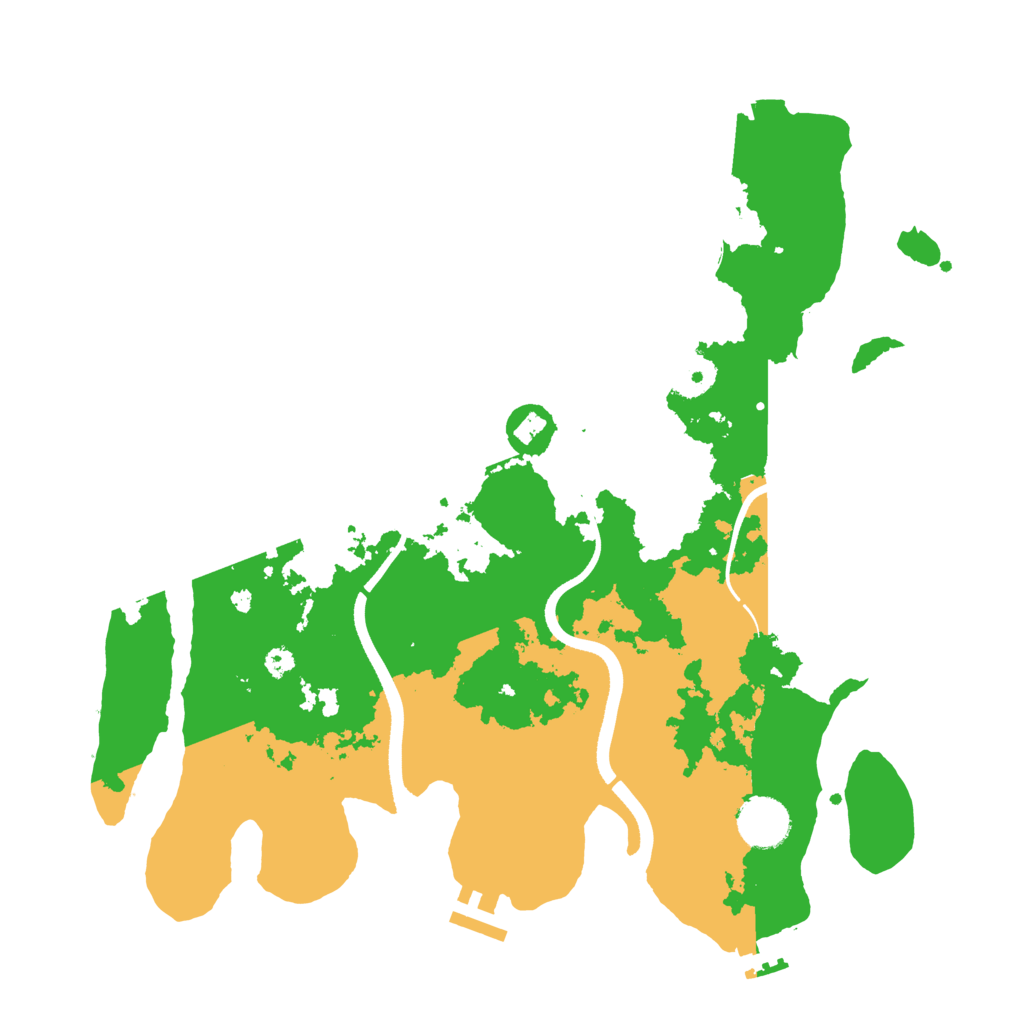 Biome Rust Map: Procedural Map, Size: 3550, Seed: 403050